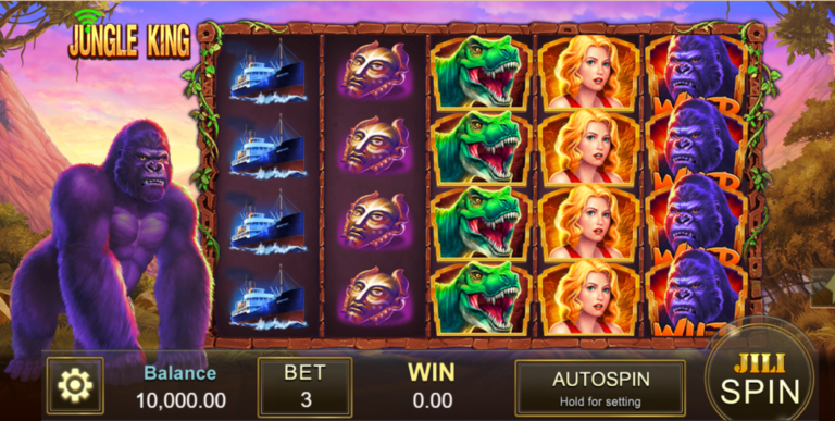 Review of the online slot game Jungle King from JILI, try playing, apply for membership, free credit, free bonus
