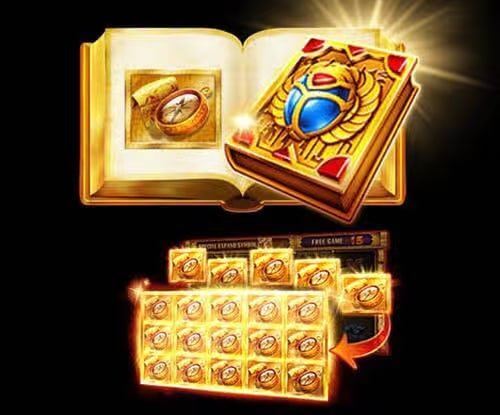 Special symbols in the game book of gold