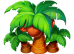 Monkey-Party-Coconut Trees Symbol