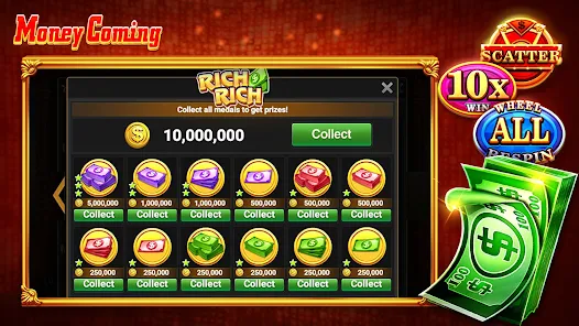 The format of the game Money Coming
