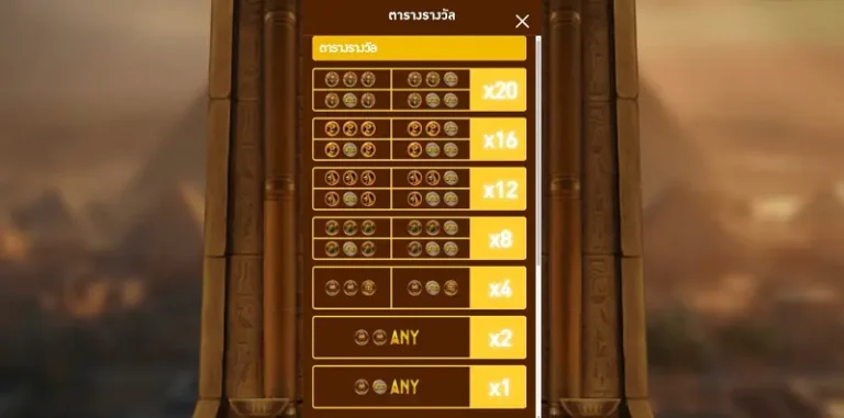 Symbols and payout rates